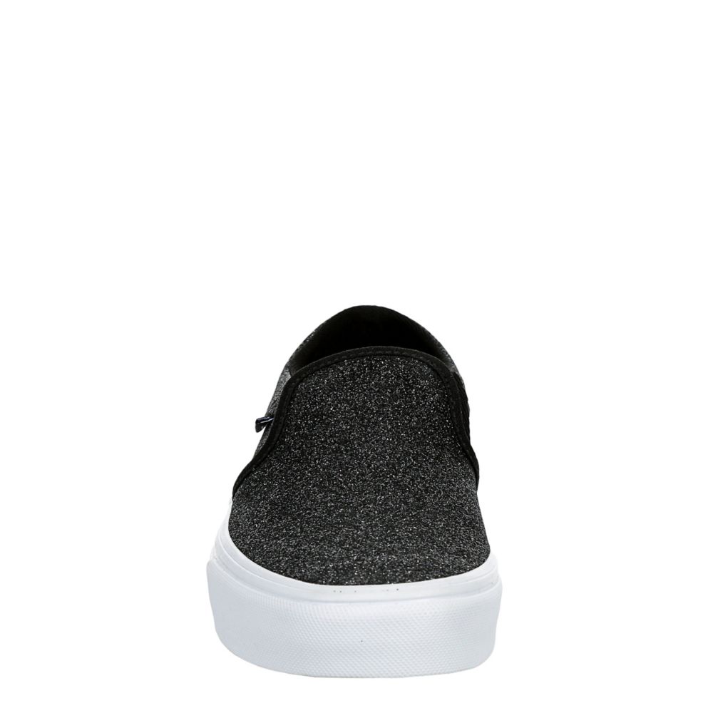 glitter slip on vans womens