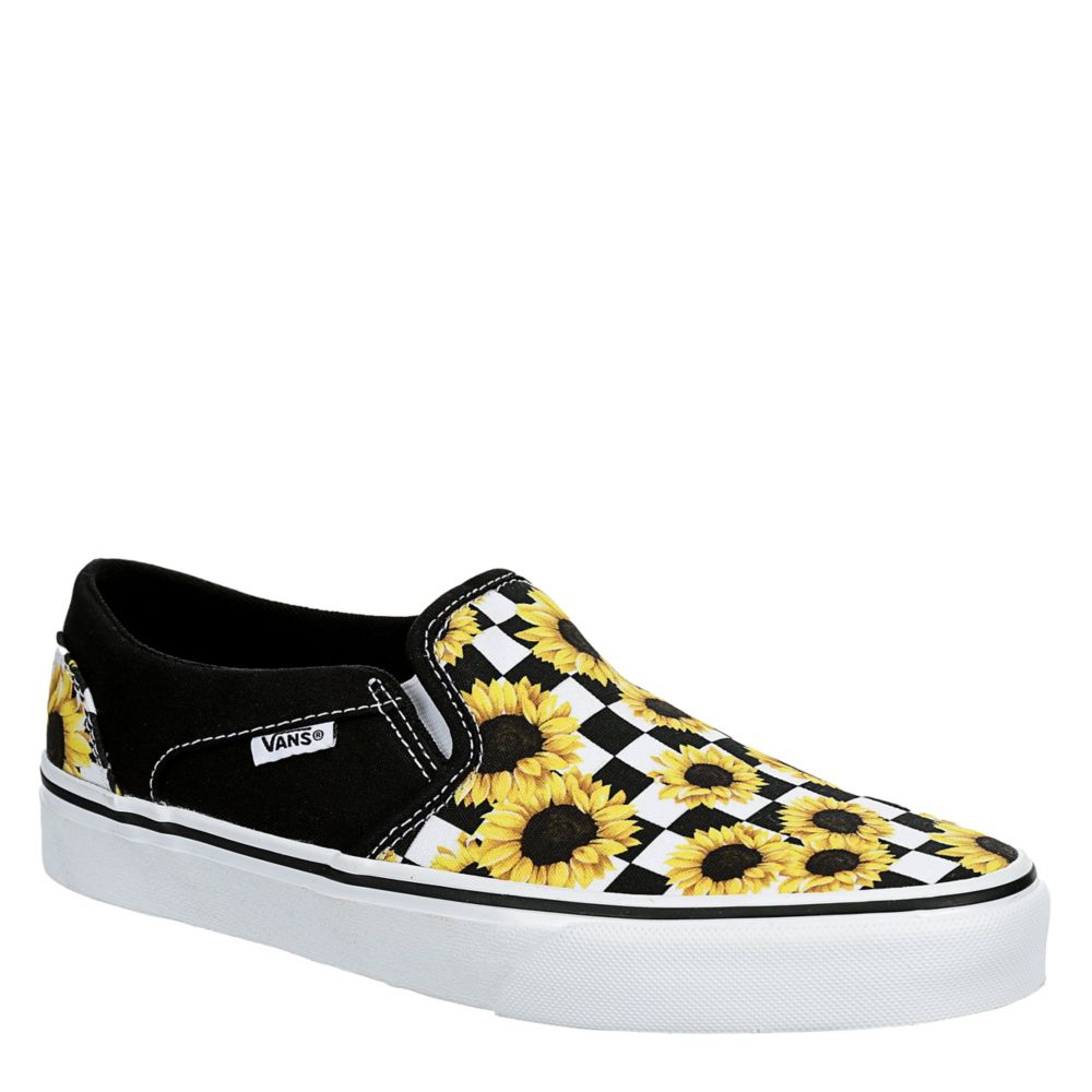 slip on vans sunflower