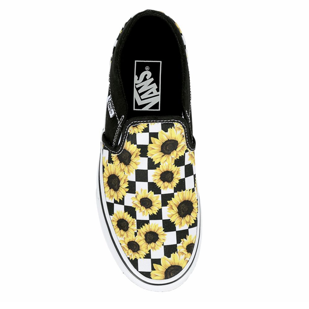 slip on vans sunflower