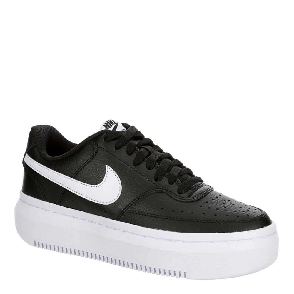 aantrekken vod Wees tevreden Black Nike Womens Court Vision Alta Sneaker | Womens | Rack Room Shoes