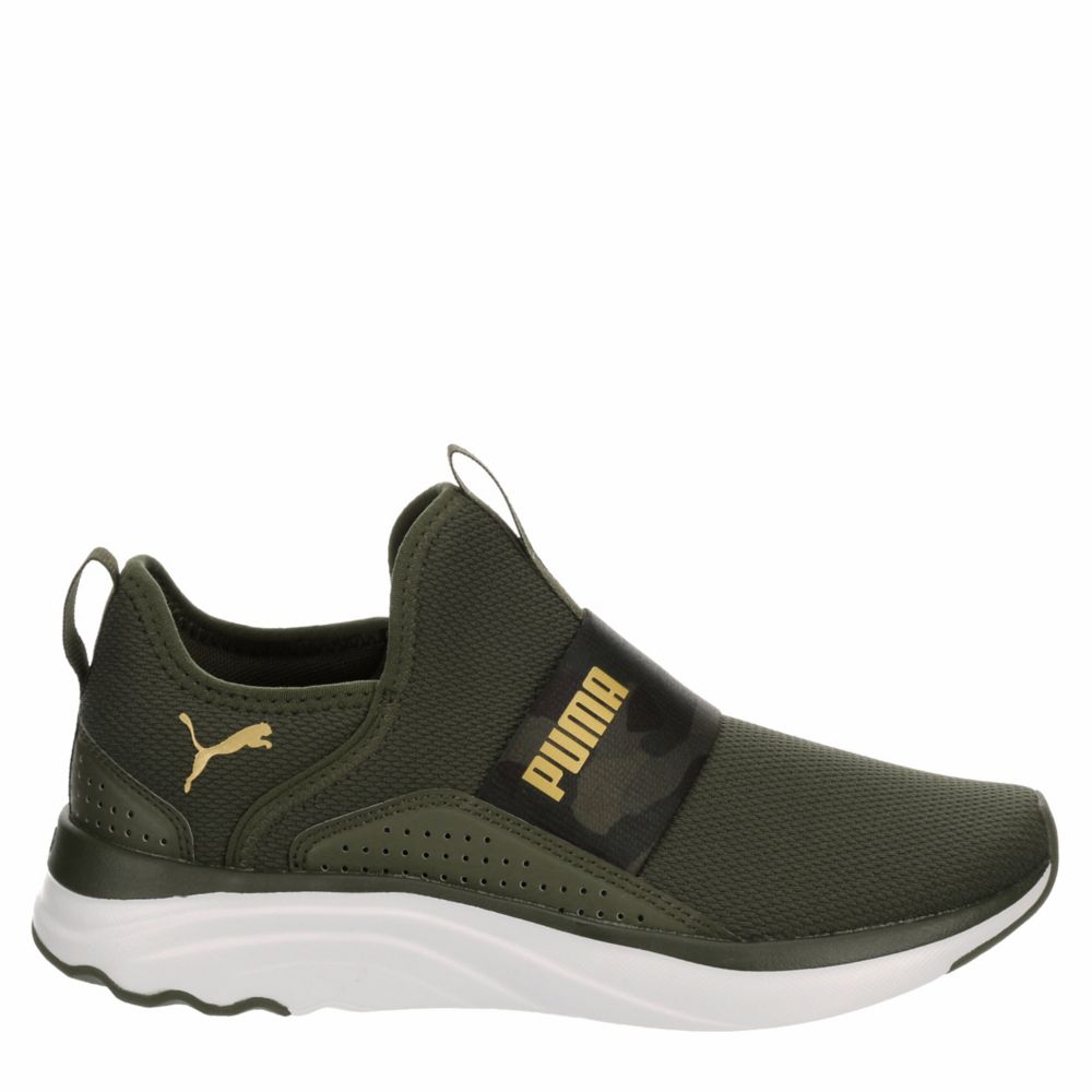 olive puma shoes