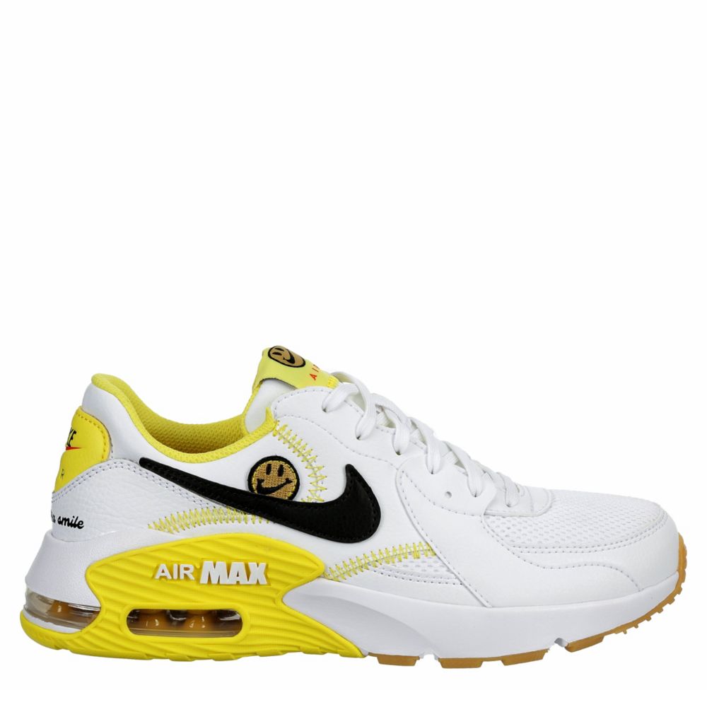 black and yellow nikes for women