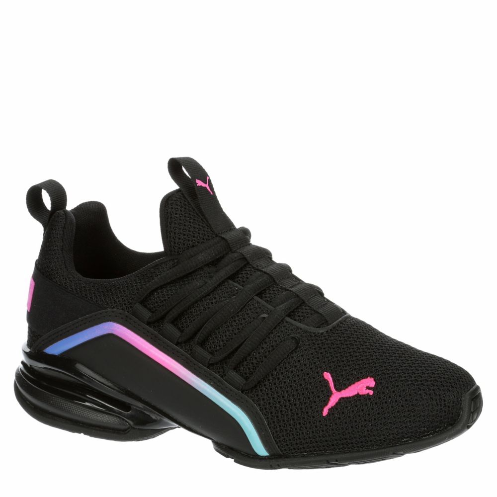 Puma Axelion Marble Womens Running 7 black-pink, Women's