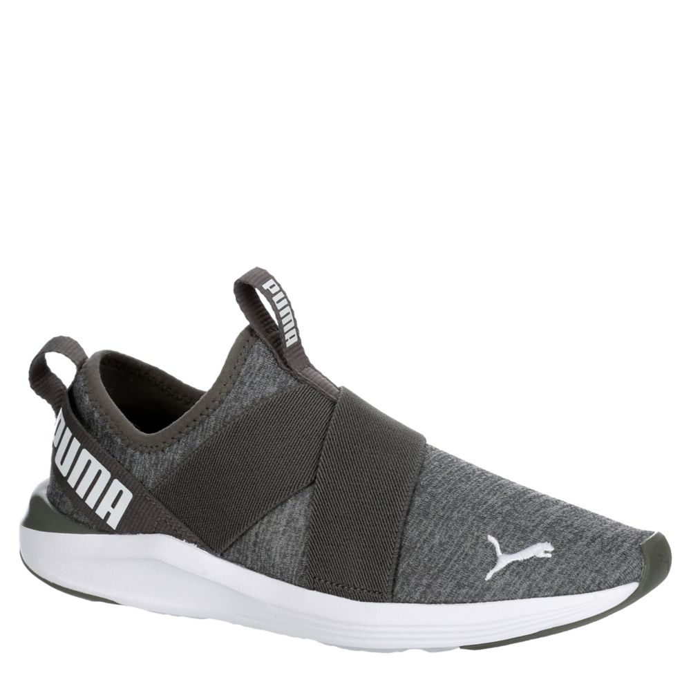 puma grey slip on