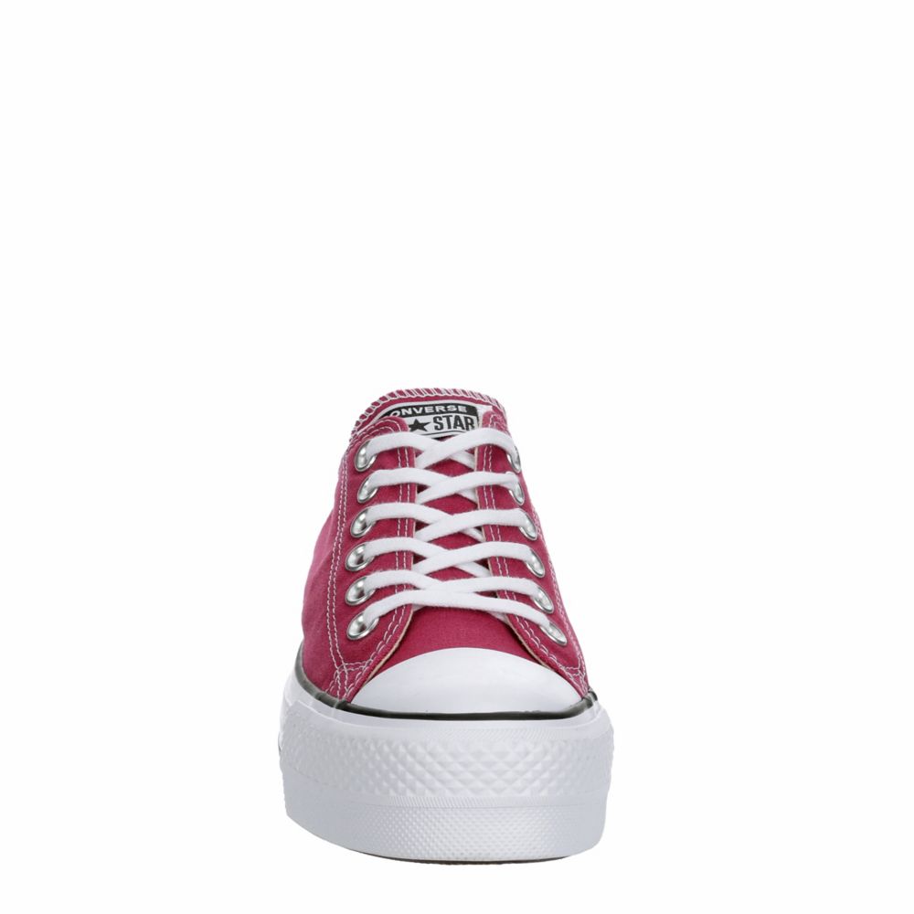 maroon converse platform