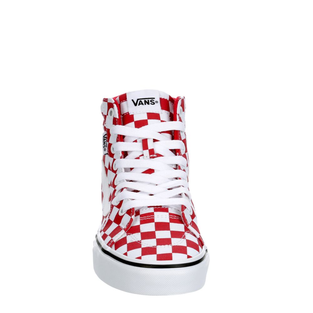 womens red vans high tops