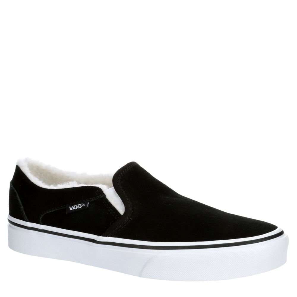 white vans slip ons rack room shoes