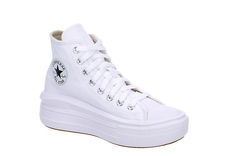 Vuil Doe herleven Skalk White Converse Womens Chuck Taylor All Star Move High Top Sneaker | Womens  | Rack Room Shoes