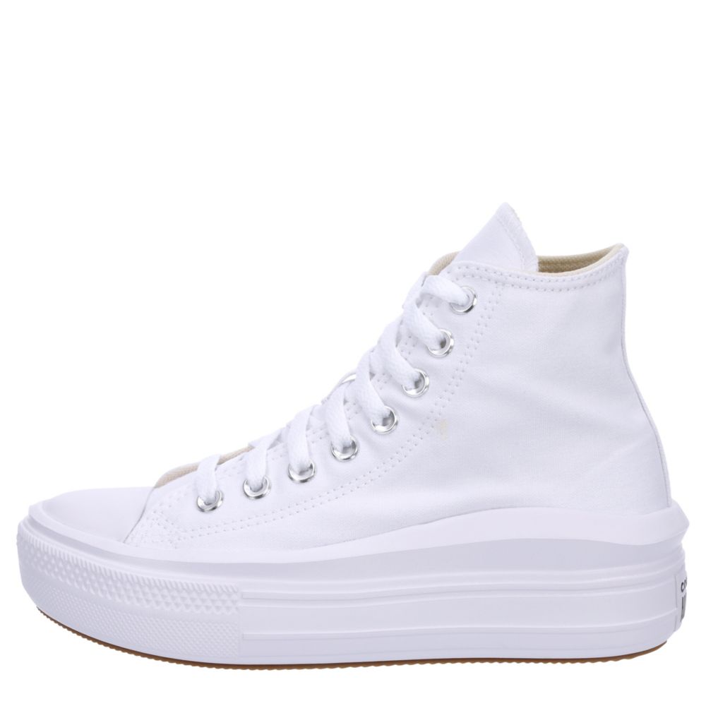 White Womens Chuck Taylor All Star Move High Top Sneaker | Converse ...