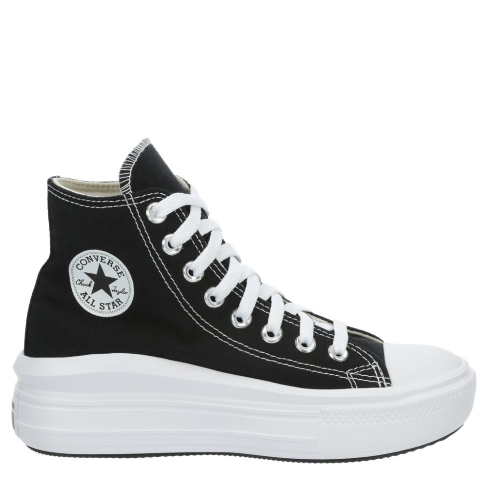 Black Womens Chuck Taylor All Star Move High Top Sneaker | Converse ...