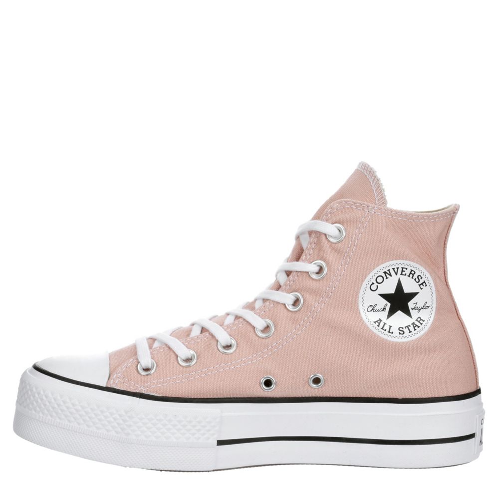 Fielmente de nuevo rechazo Pink Converse Womens Chuck Taylor All Star High Top Platform Sneaker |  Womens | Rack Room Shoes