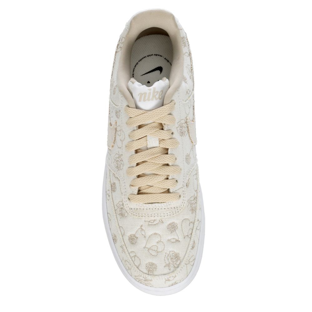 tan court vision low trainers