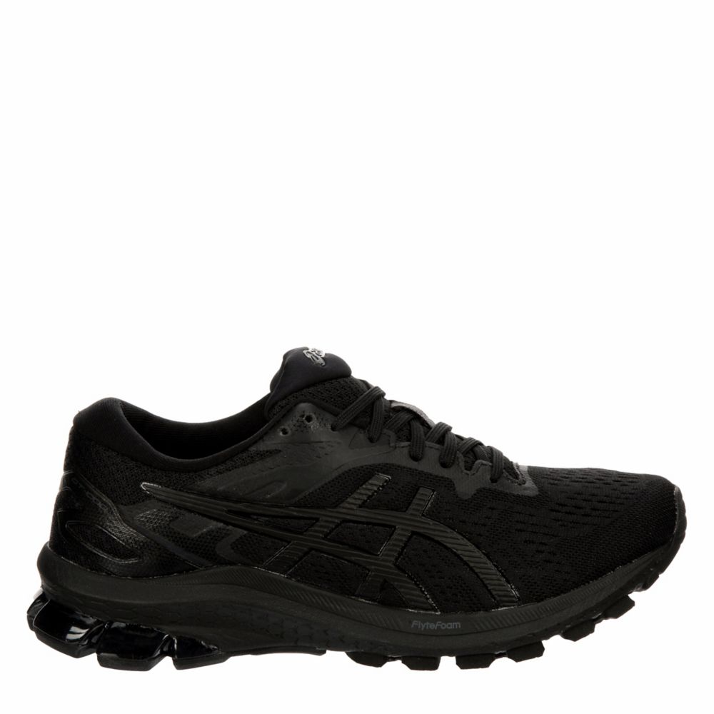 black asics sneakers