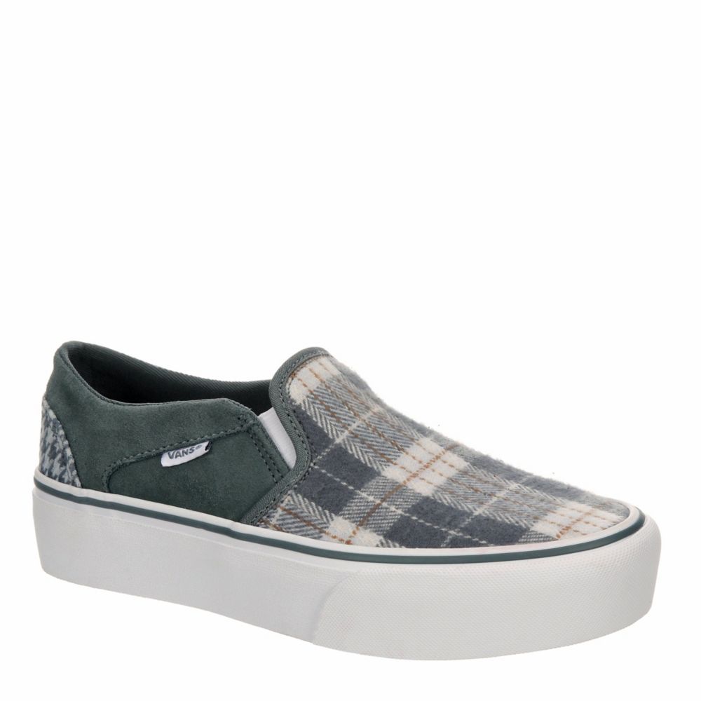 Expertise Nevelig anders Grey Vans Womens Asher Slip On Sneaker | Prints | Rack Room Shoes