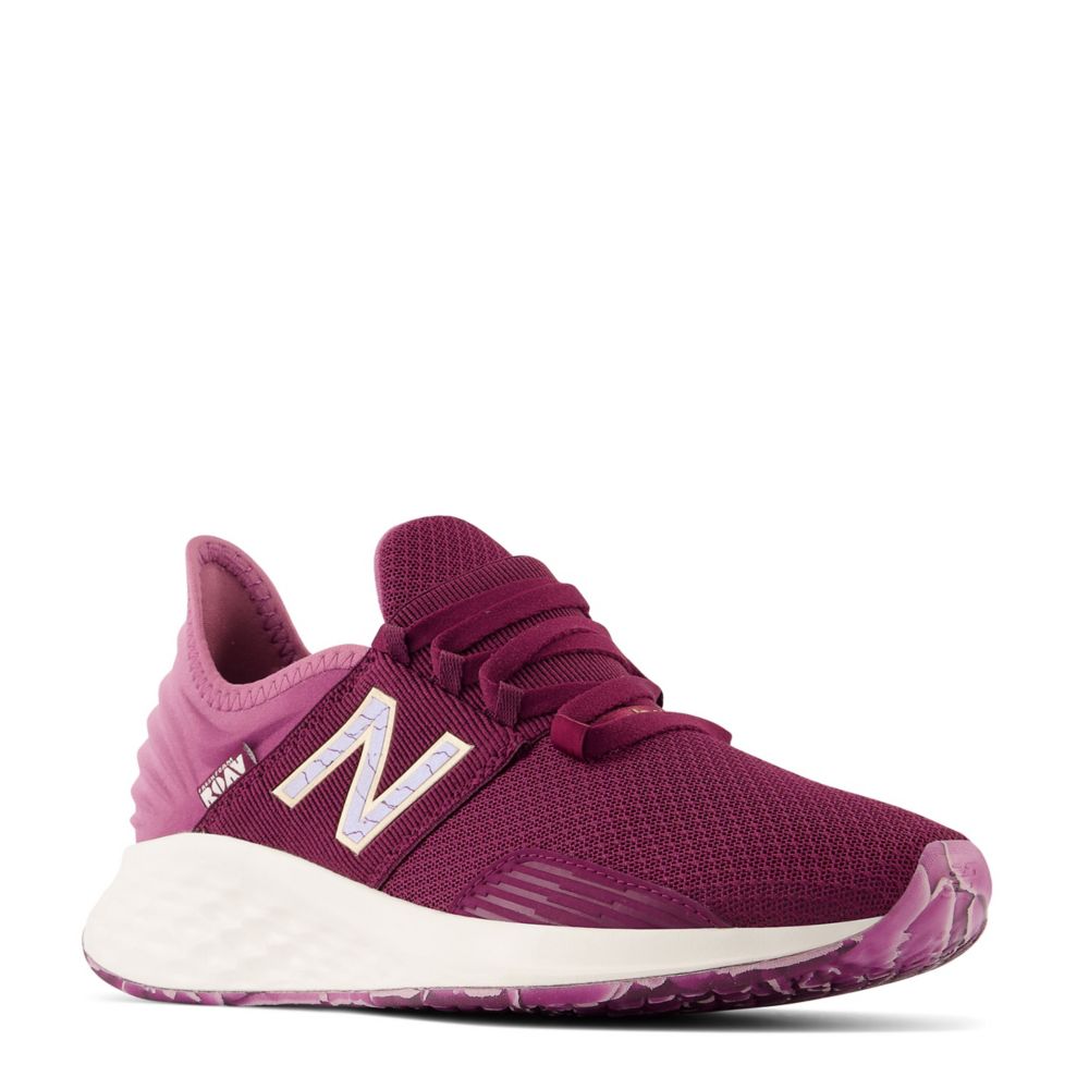 New balance burgundy on sale sneakers