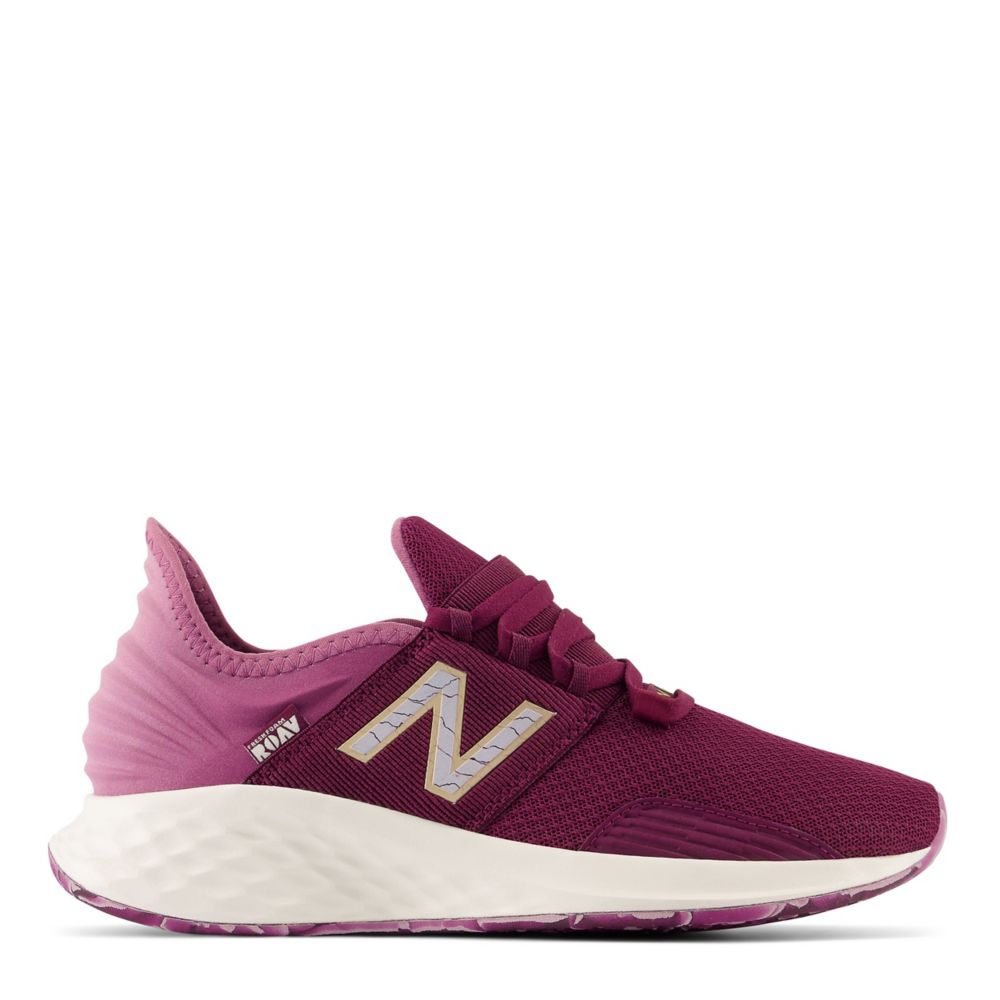 womens new balance burgundy 410 trainers