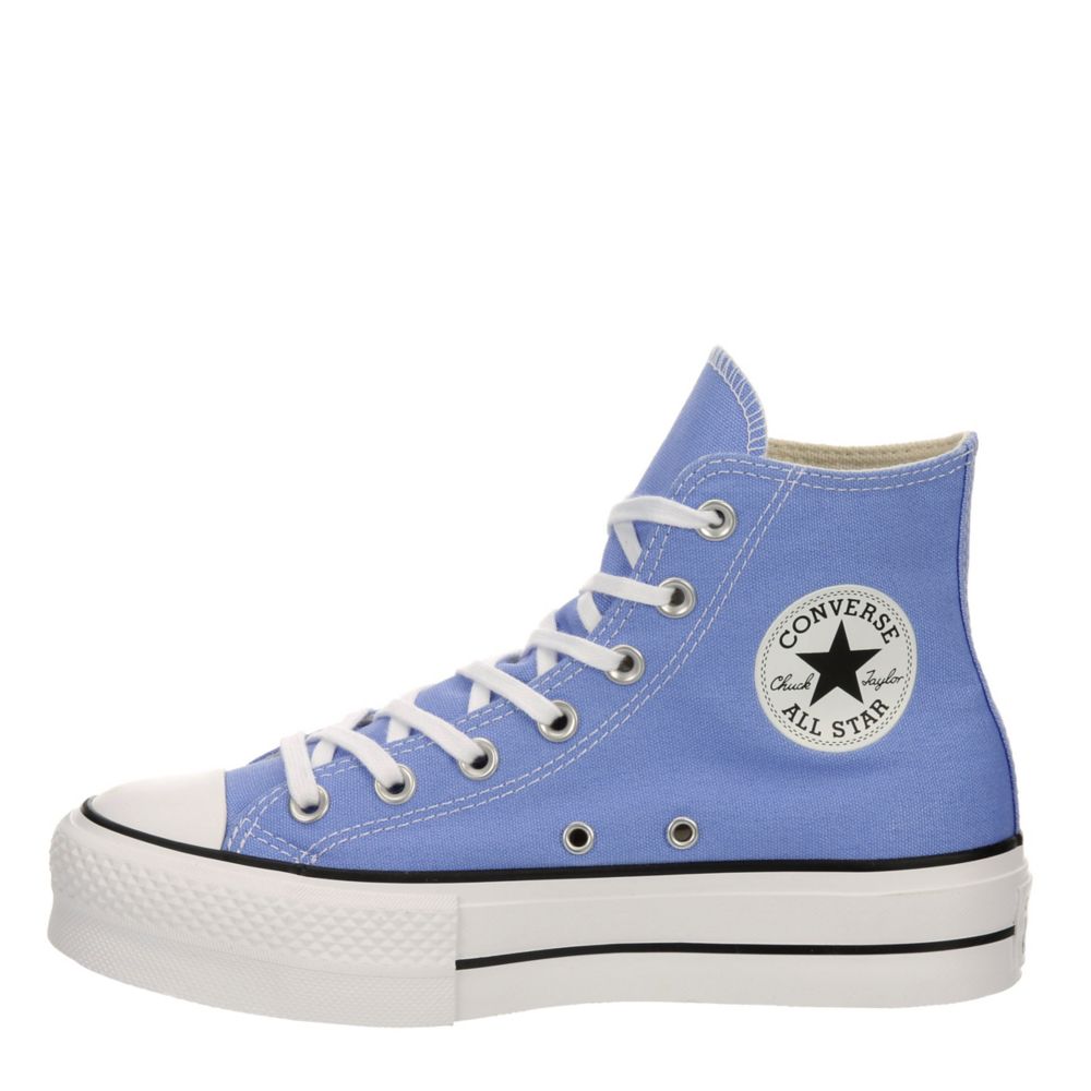 light blue converse platform