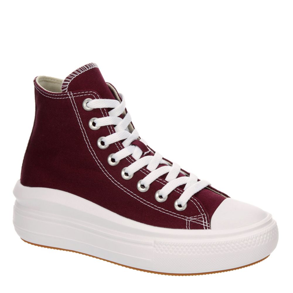 converse high tops maroon