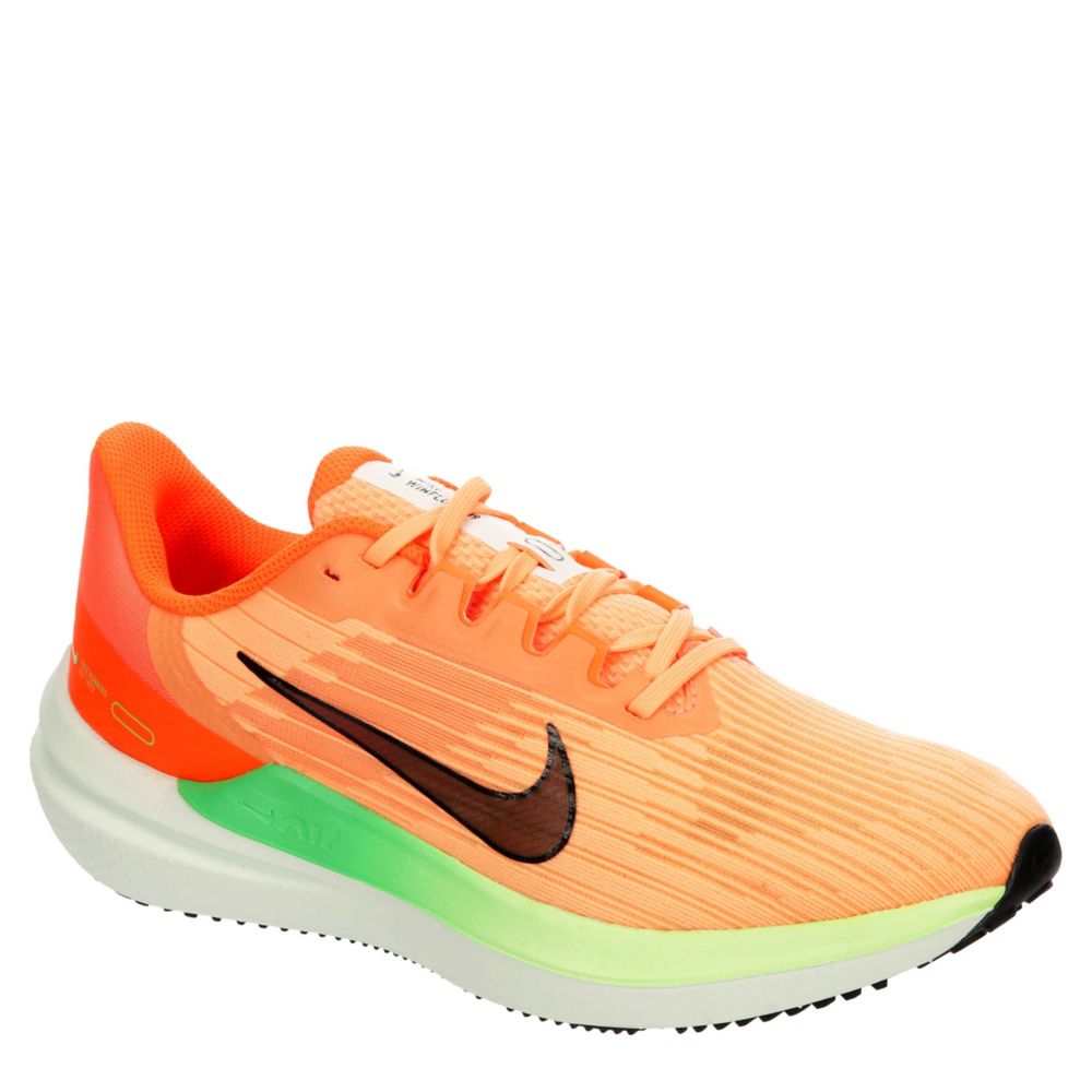 nike pink orange shoes