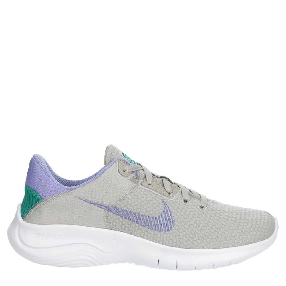 Silver Nike Womens Flex Run 11 Next Nature Running Shoe | Sustainable Material | Rack Shoes