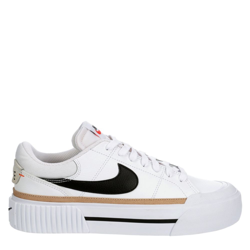 nike women's court sneakers in white