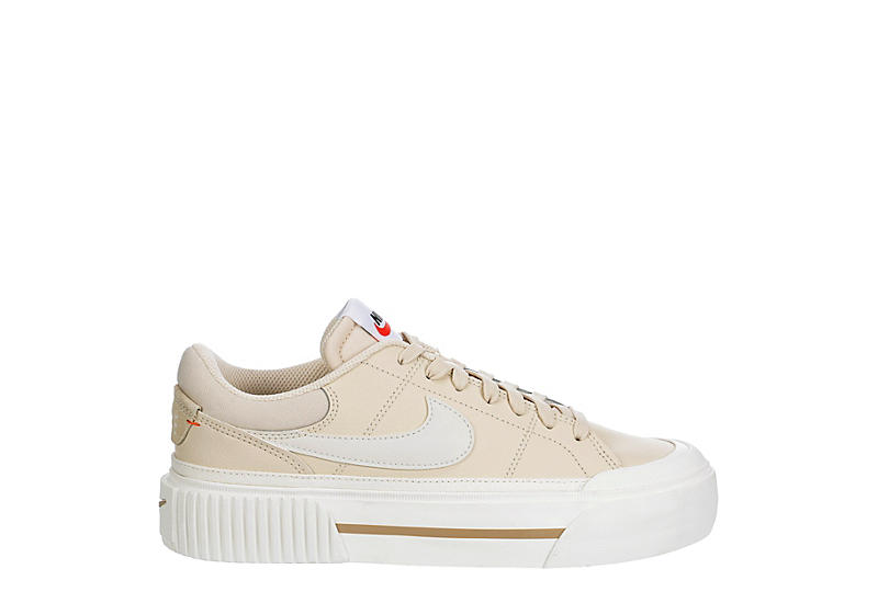 Bone Womens Court Legacy Lift Sneaker, Nike