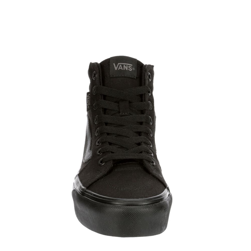 black lace up vans womens