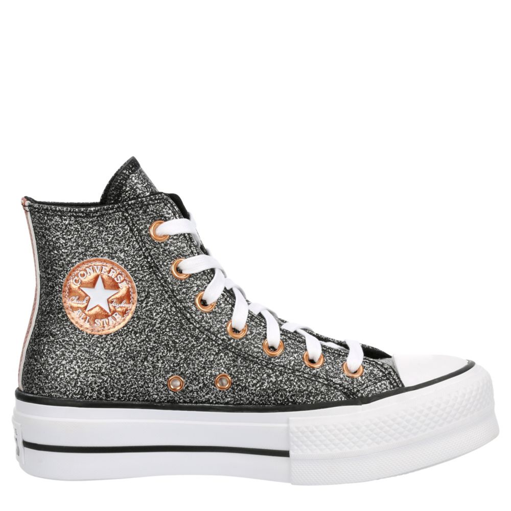 Converse all 2024 star platform glitter