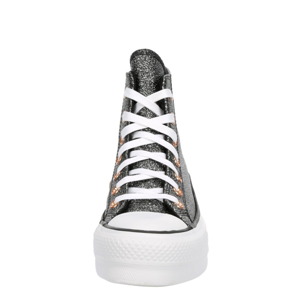 WOMENS CHUCK TAYLOR ALL STAR HIGH TOP PLATFORM SNEAKER - BLACK