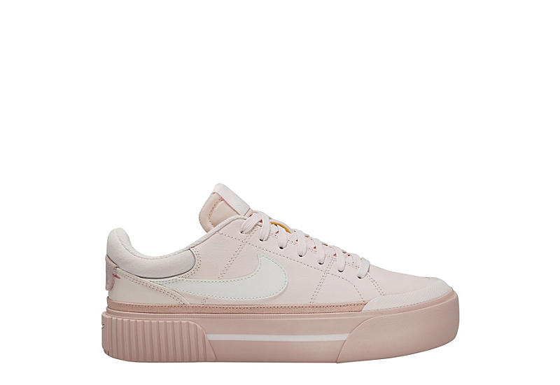 Pale Pink Womens Court Legacy Lift Sneaker | Nike | Rack Room Shoes
