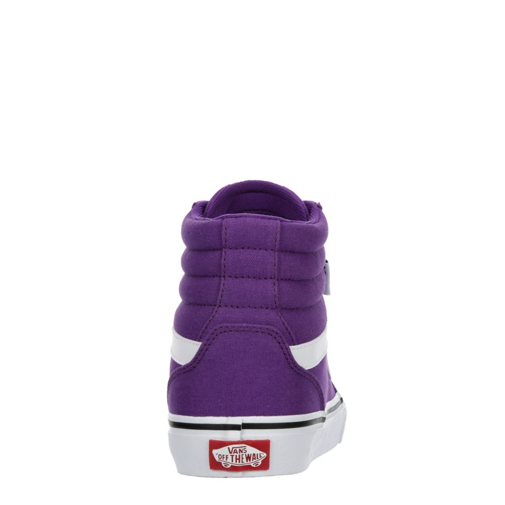 High top cheap purple vans