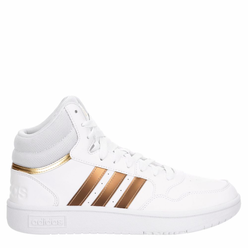 Gold Womens Hoops 3.0 Sneaker | Adidas | Rack Room Shoes