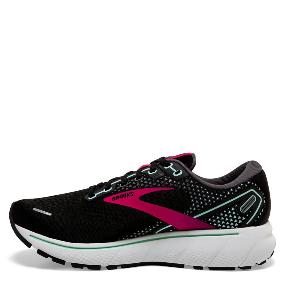 Brooks ghost store pink and black