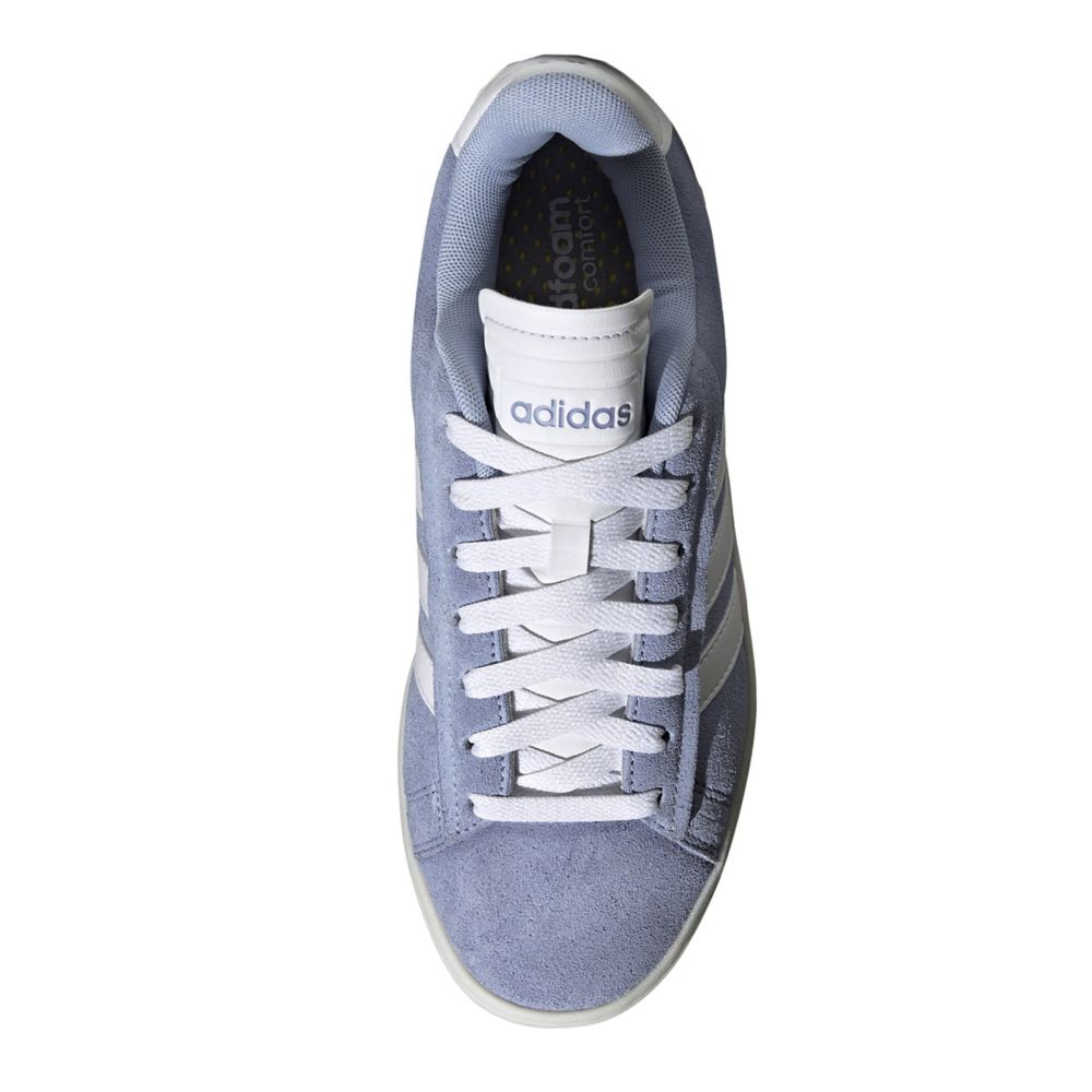 Blue Adidas Womens Grand Court Alpha Sneaker, Color Pop