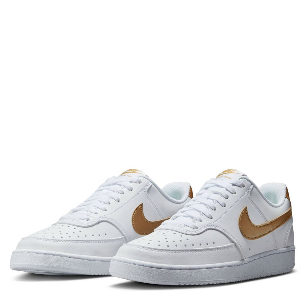 White Nike Womens Court Vision Low Next Nature Sneaker Athletic