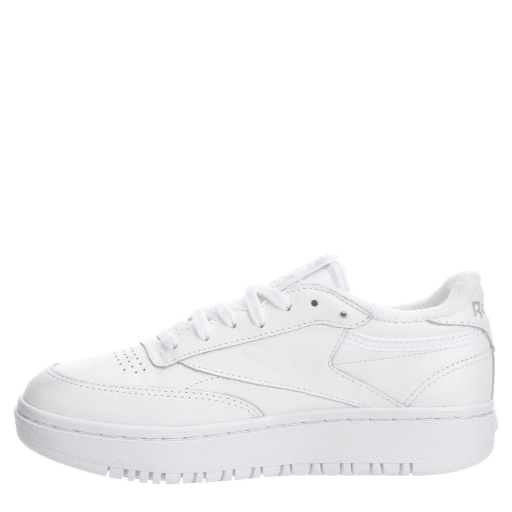 White Womens Club C Double Sneaker, Reebok