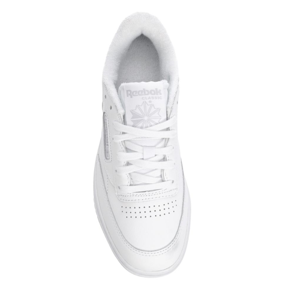 Women's Club C Double Sneakers in White