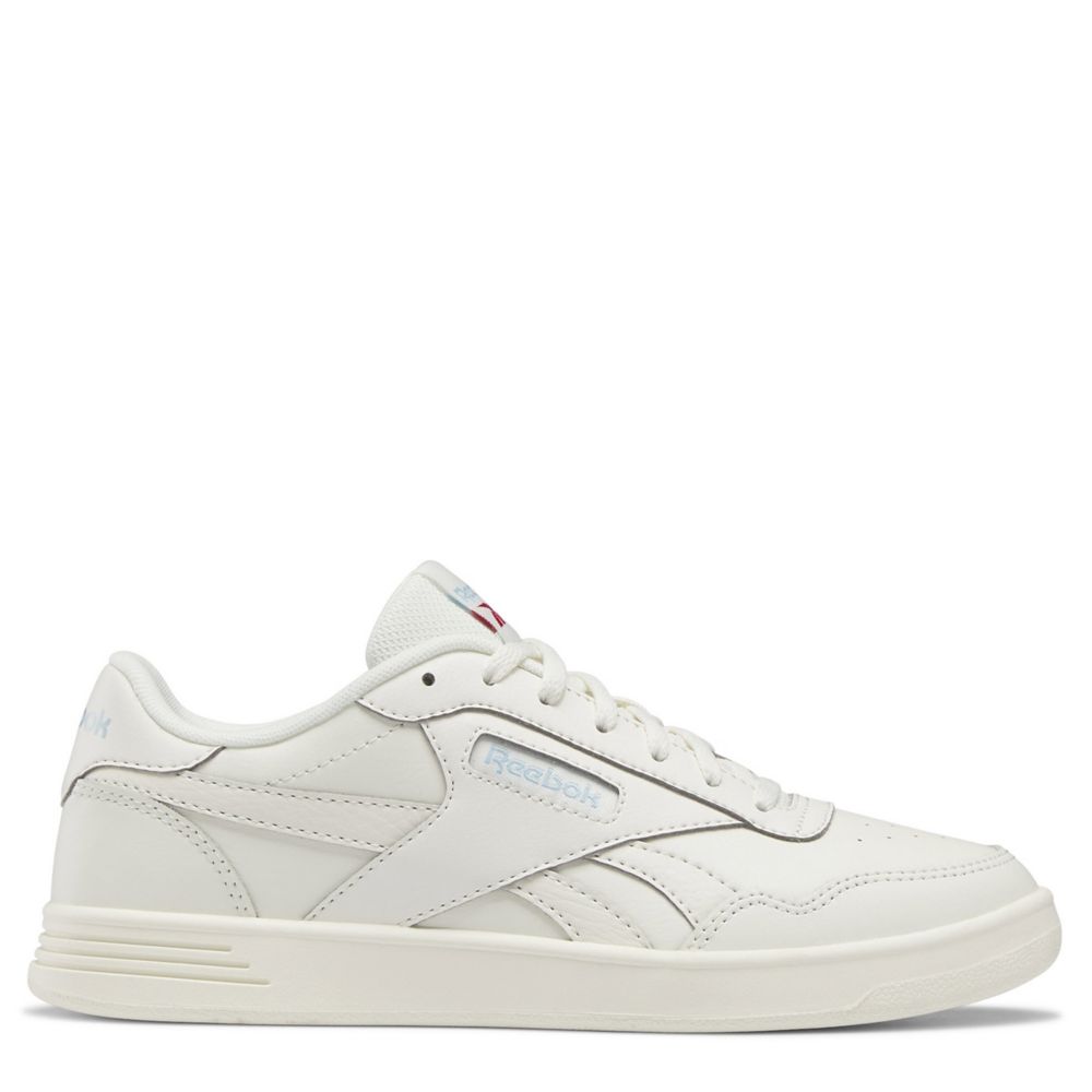 Buy Reebok Classics Womens Reebok Court Advance Trainers White/Rose/Stucco