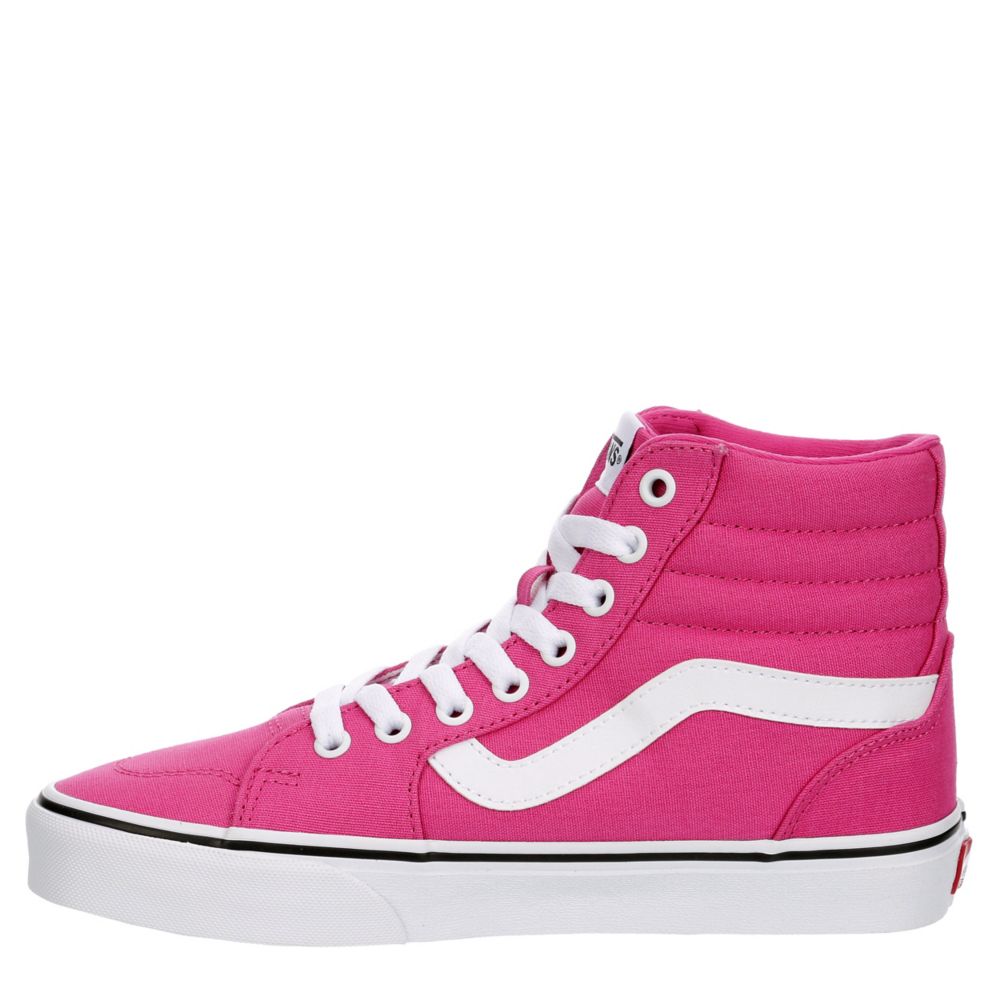 Hot pink hot sale vans womens