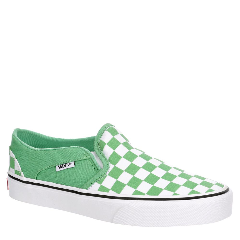 Green Vans Womens Asher Slip On Sneaker | Athletic & Sneakers | Rack Room  Shoes