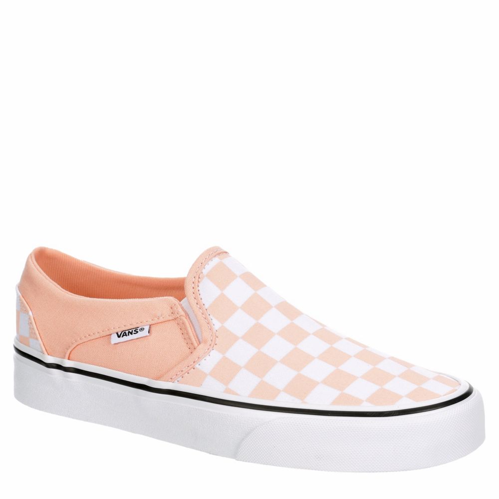 Vans Womens Asher Slip On Sneaker - White