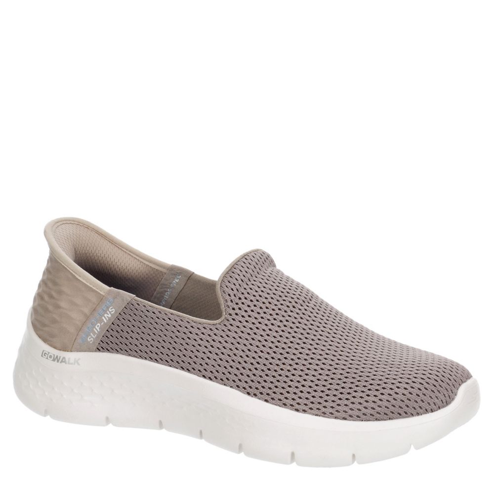 Taupe Skechers Womens Go Walk Slip-ins | Athletic & Sneakers | Rack Room Shoes