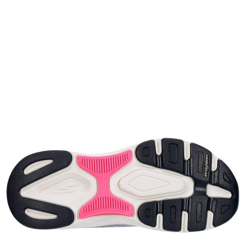 Navy Skechers Womens Max Cushioning Arch Fit Delphi Running Shoe Rack