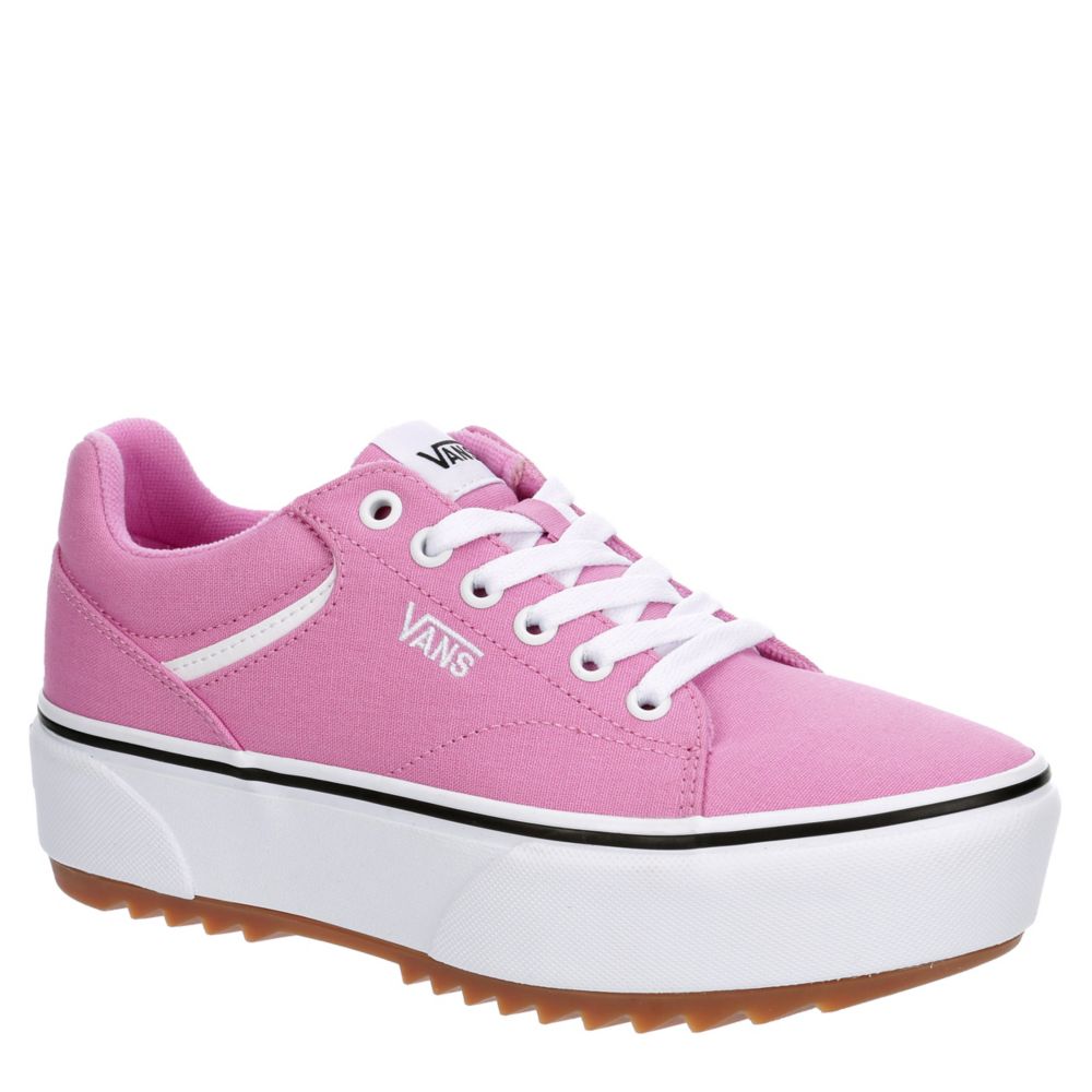 Vans Women's Seldan Platform St Sneakers (Pink) - Size 8.0 M