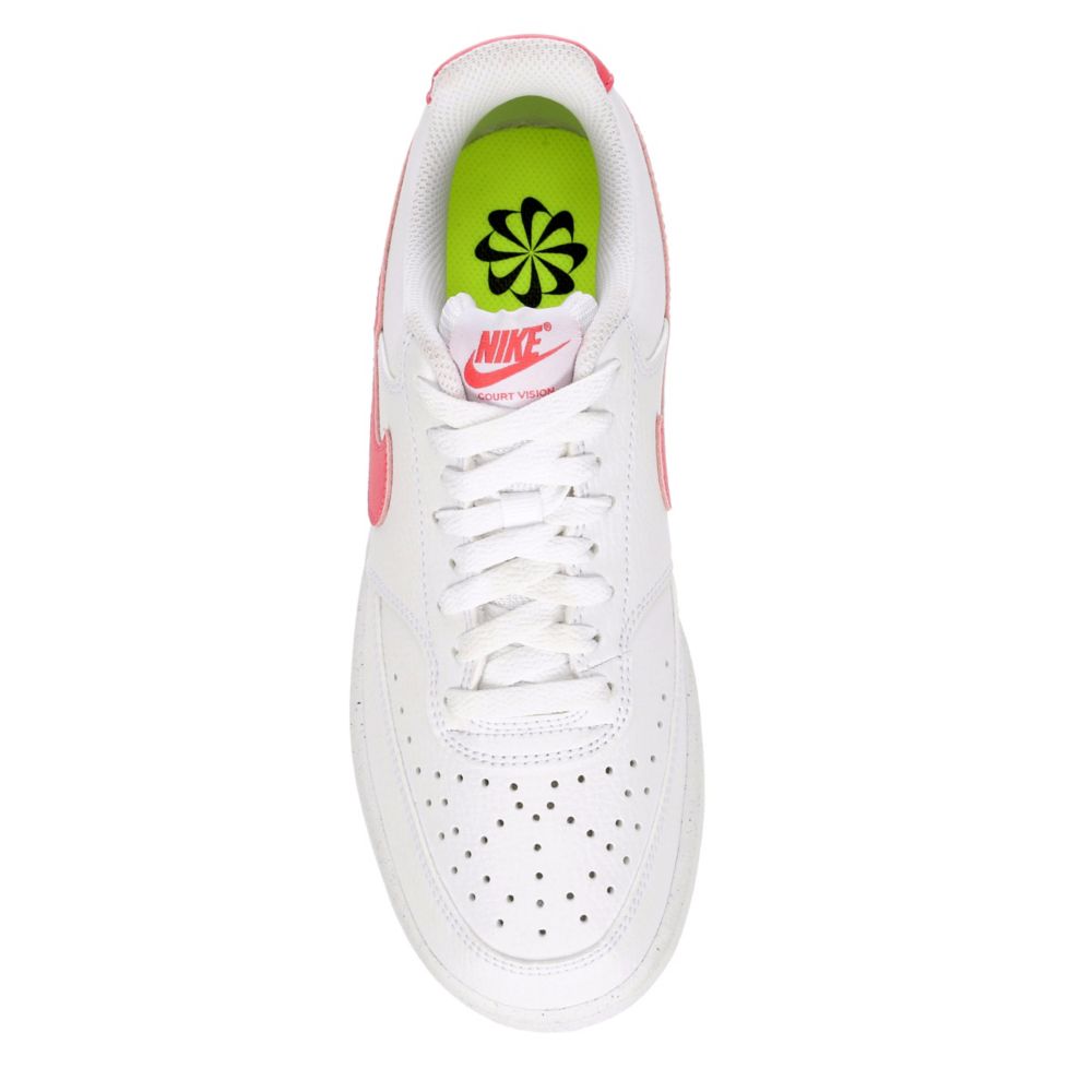 Pink Womens Court Vision Low Sneaker Nike Rack Room Shoes