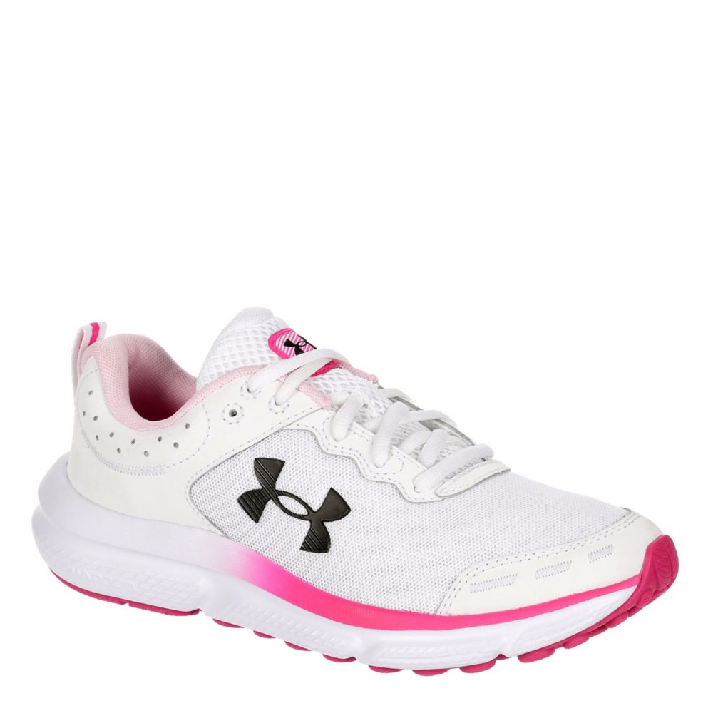 Pink Womens Charged Assert 10 Running Shoe | Under Armour | Rack Room Shoes