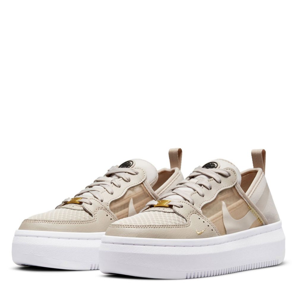 TAN NIKE Womens Court Vision Alta Sneaker