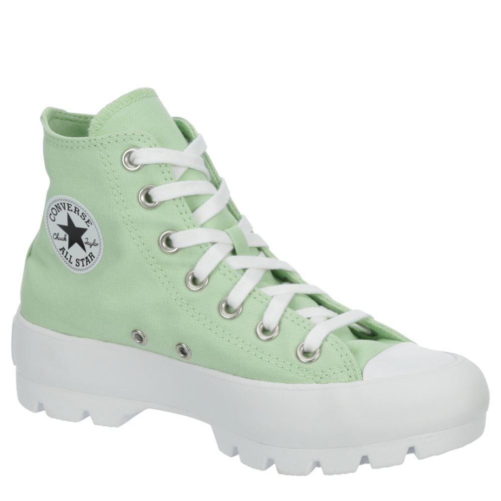 Women's green hotsell converse sneakers