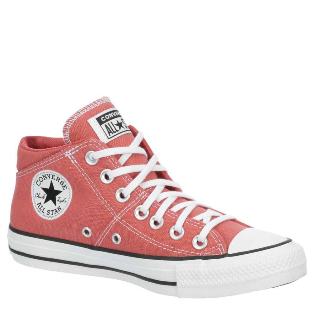 Red mid best sale top converse