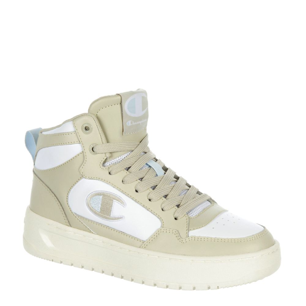 Champion Drome Hi Women s Shoes Beige White Chalk 9.5 M